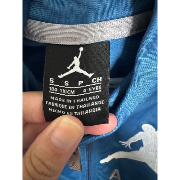 Air Jordan Jumpman Kids Full Zip Track Jacket Retro Basketball Size 4-5 - Picture 7 of 8
